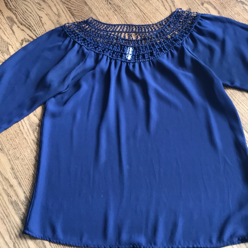 Xhilaration blue blouse size small